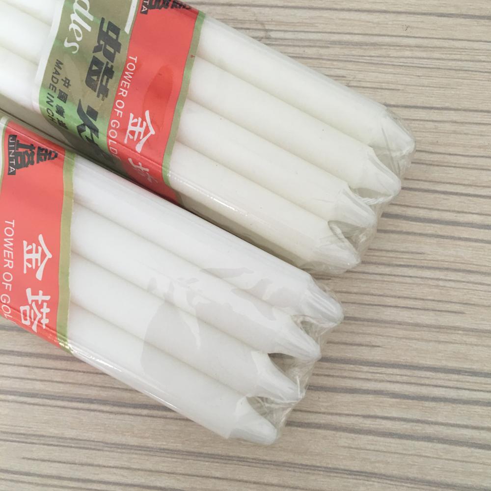 Angola Cellophane 23g White Candle Velas 8x65bags