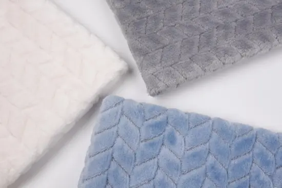 100% Polyester Jacquard Flannel Blanket Fabric