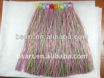 Colourful Hawaiian hula skirt with flowers