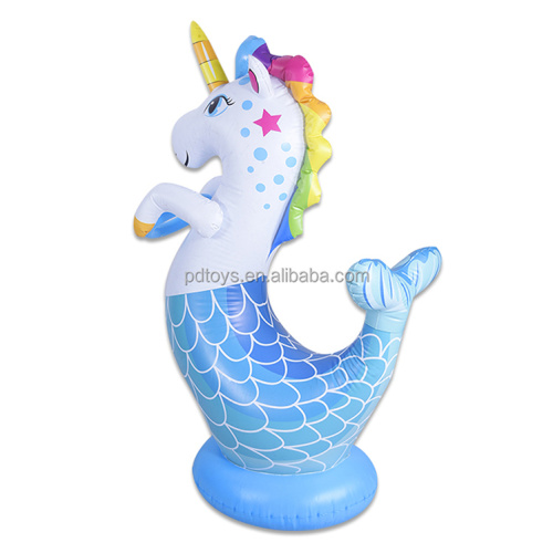 Unicorn Inflatable Sprinkler for Kids Outdoor Spray Toys