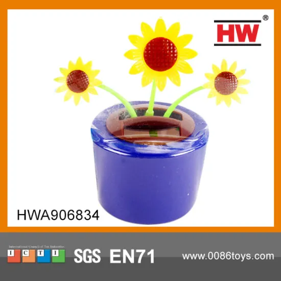 children education solar powered dancing flower