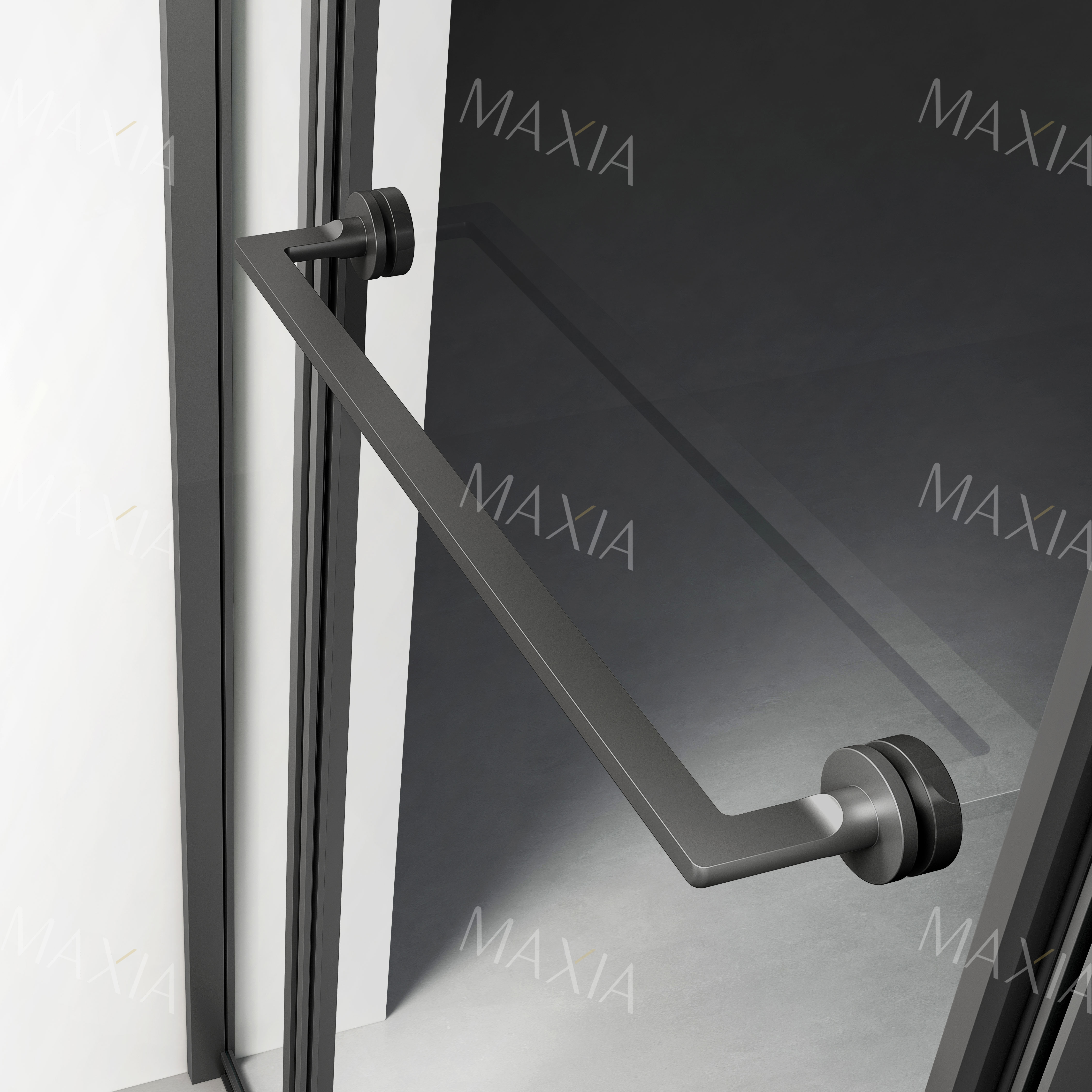 Квадратная форма в форме скользящего душевого корпуса