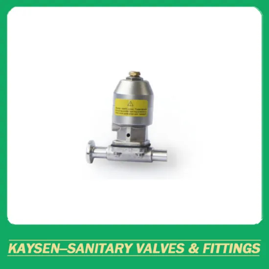 Mini Pneumatic diaphragm valve weld and clamp end