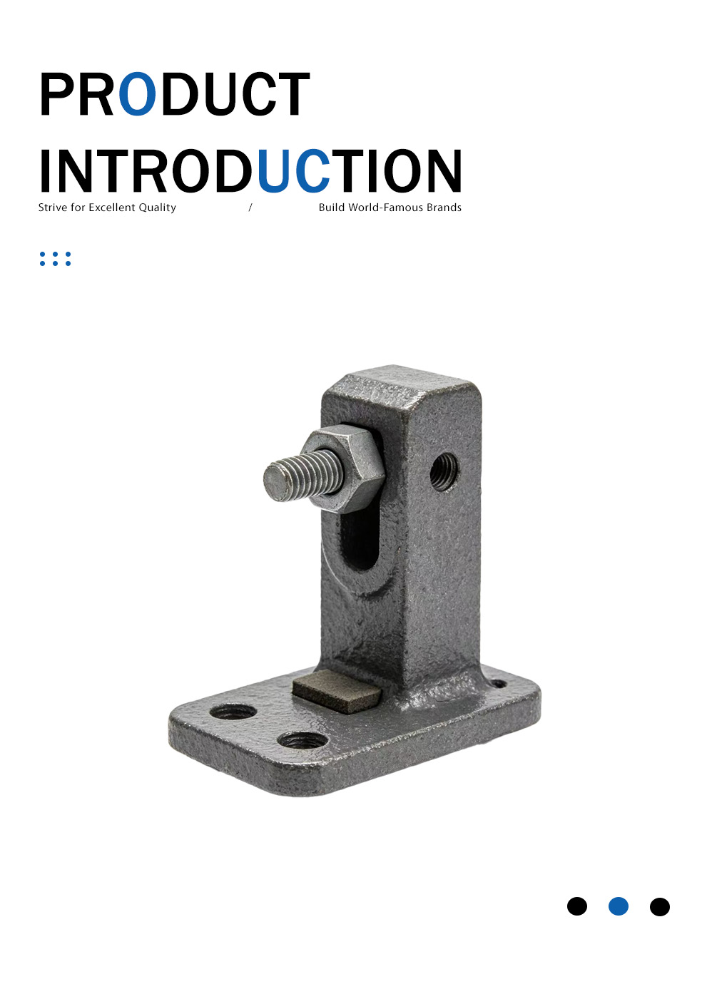 Electric Door Stop Bracket Casting