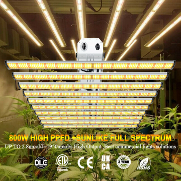 Spektrum penuh dimming LED tumbuh bar ringan