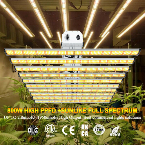 新しいPhlizon 800W LED Grow Light Bars