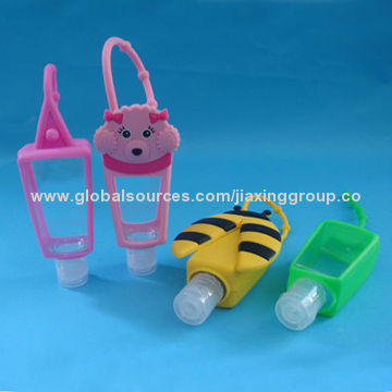 Bottles with Silicone Holders for Glass Perfume Bottles, Logo Printing WelcomedNew
