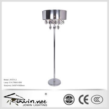 JF6731-2   chrome glass round shade floor light