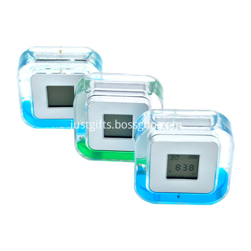 Plastic Lcd Rotary Clock