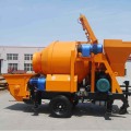 draagbare dieselbetonmixer met pomp HBT20