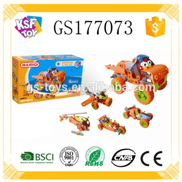Hot Item Creative DIY Flexible Building Block Toys 5 Model Concept Car Toys