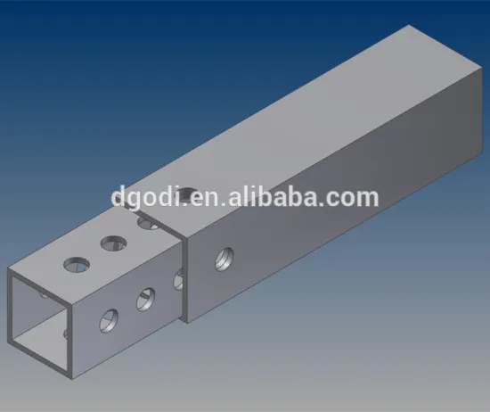 Laser cutting and then CNC square or round telescoping aluminum tubing