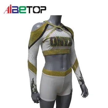 Custom cheerleading uniforms spandex cheerleading uniforms