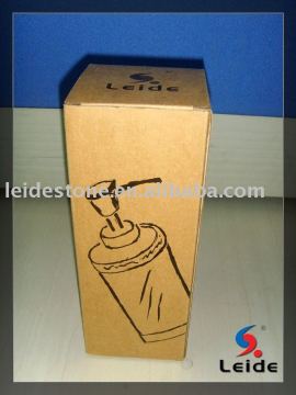 Marble shampoo bottle (package photo)