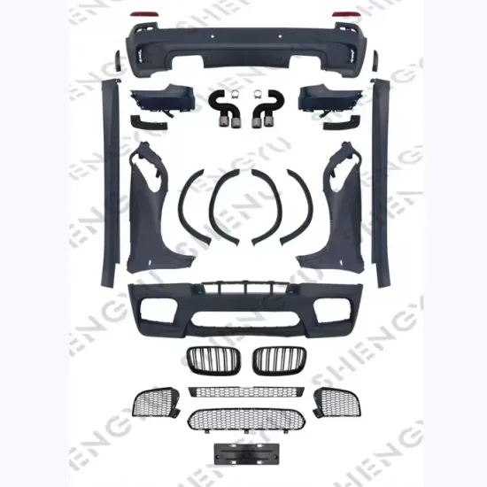 BMW X5 E70 (08-10) Body Kit - Bumper Assembly, Rear Lip, Exhaust Pipe, Side Skirt Upgrade to X5M