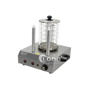 Hot Dog Maker Machine: Snack Equipment with Bread Heating and Sausage Warmer Temperature Control