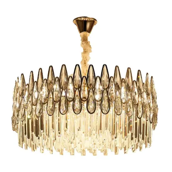 INSHINE Retro Brass Abstract Pendant Light