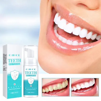 Private Label OEM 50ml Oral Hygiene Tooth Whitening Foam