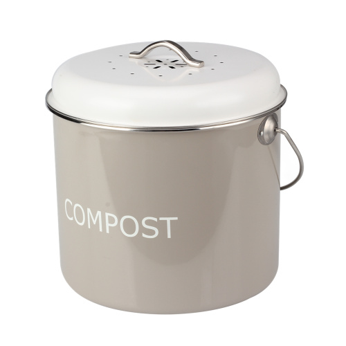 Stainless Steel Countertop Kitchen Compost Bin