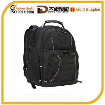2014 fashion large space 600-denier polyester backpack 17 inch soft backpack