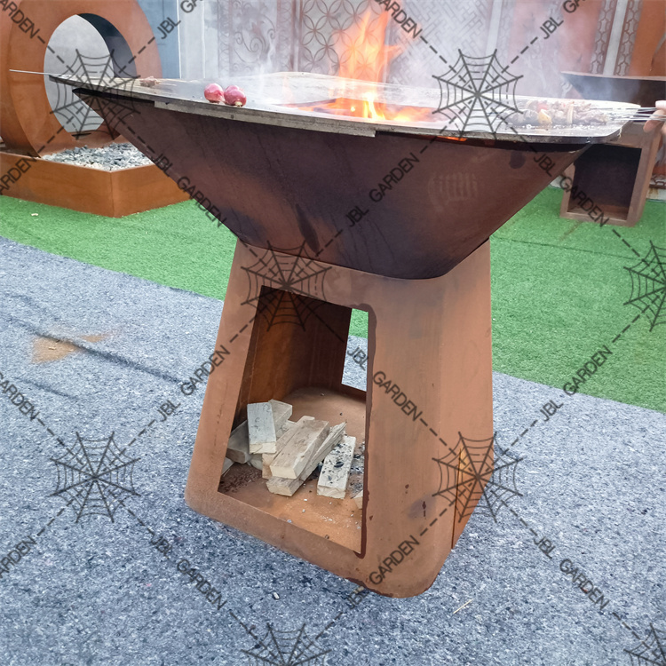 Unique Folding Products Corten Grill BBQ