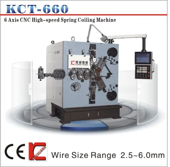 Kct-660 CNC Compression Spring Coiling Machine