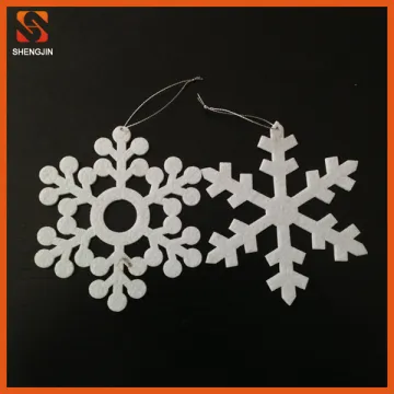 felt snow flake wholesale christmas decoration