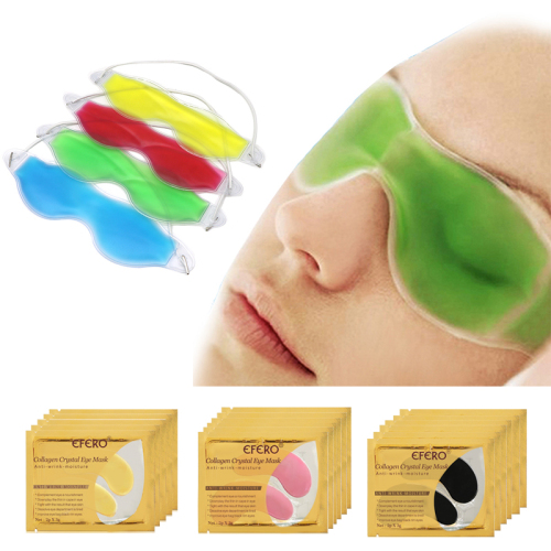 Eye Mask Ice Gel Sleeping Mask Reduce Dark Circles Relieve Fatigue Eye Gel Patches Mask Collagen Eye Mask for Under Eye Patches