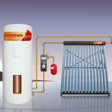 Split Solar Heating System (One Copper Coil)