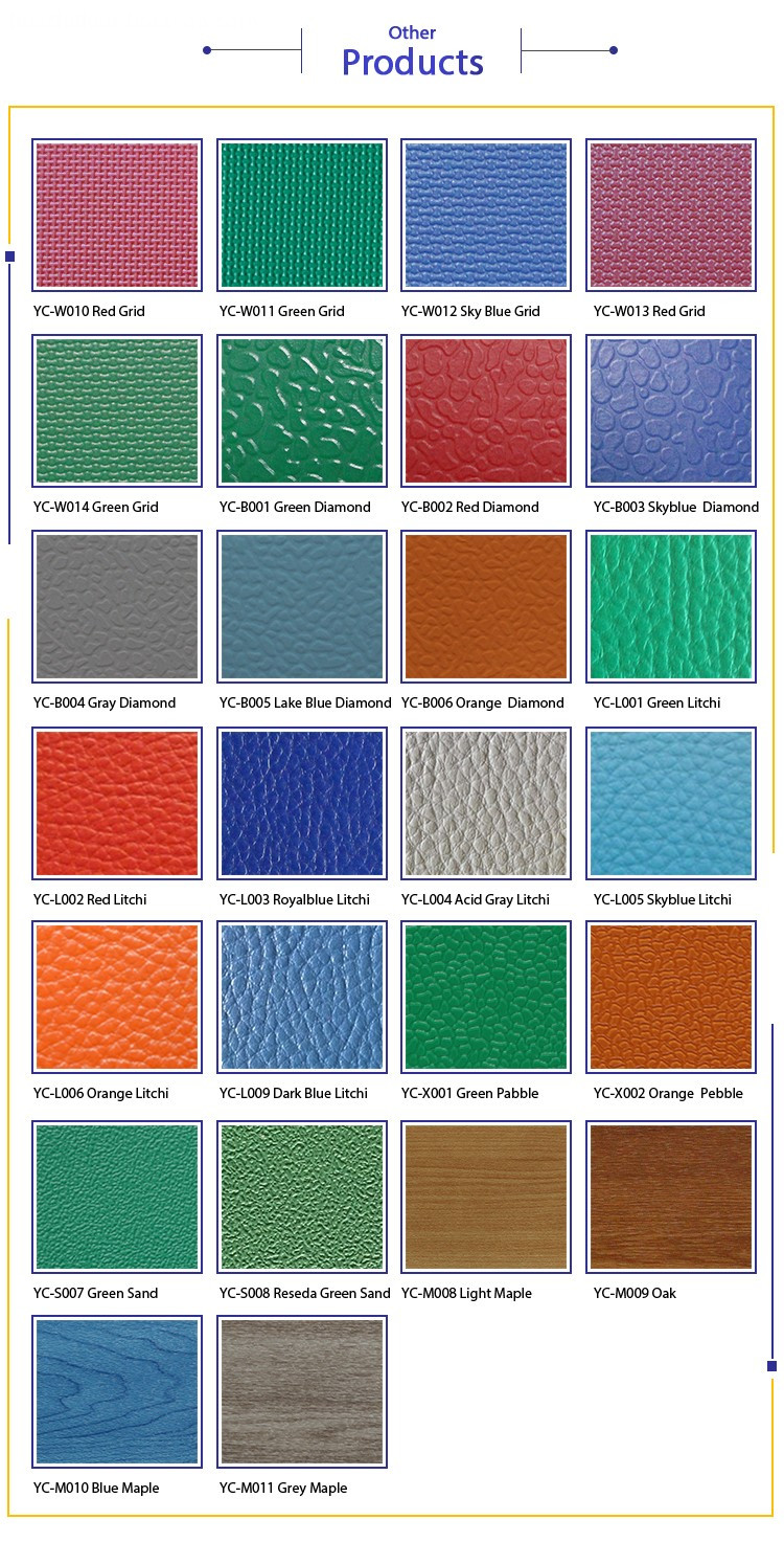 PVC FLOOR COLOR CARD