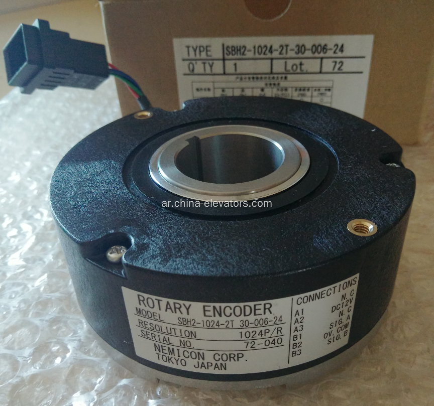 SBH2-1024-2T-30-006-24 NEMICON ENCODER لمصاعد Fujitec