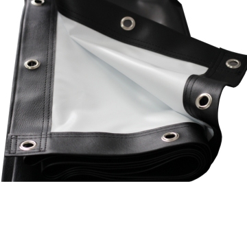 High Contrast Simple Front Projector Screen with Eyelets Edging - 3D/4K Support