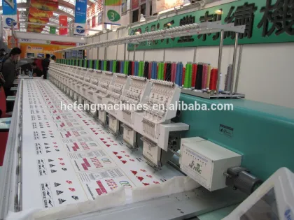 Similar look Tajima flat embroidery machine