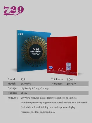 Friendship 729 Sky Wing Inverted Rubber Table Tennis