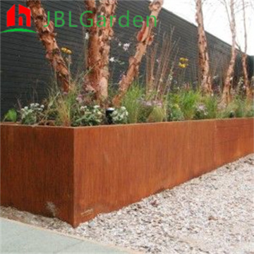 45 ιντσών ψηλό στήλη Cor-Ten Steel Planter