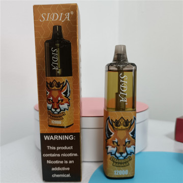 Sidia 12000 퍼프 일회용 vape 도매 프랑스