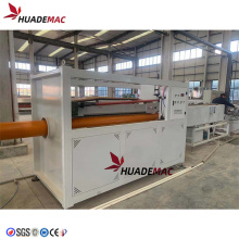 Production line machine for plastic PVC pipe