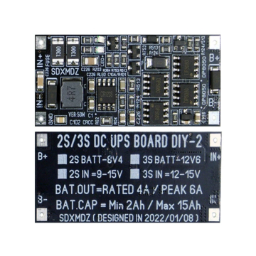 2S/3S Isobaric DC UPS Power Supply Module-DIY-2 ค่าใช้จ่ายและการปลดปล่อยสองทาง, กำลังโหลดพอร์ต 35/50W