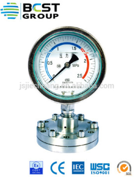 stainles steel diaphragm high pressure gauge