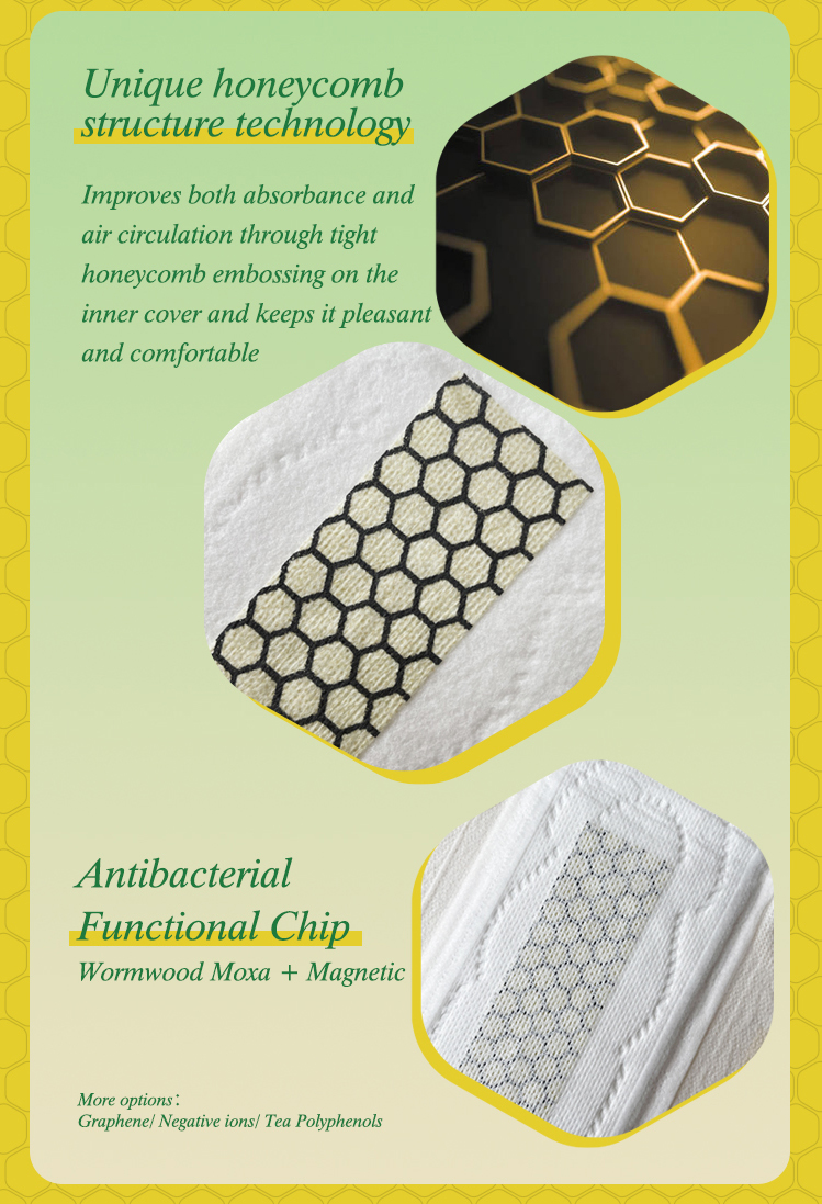 honeycomb antibacterial PAD