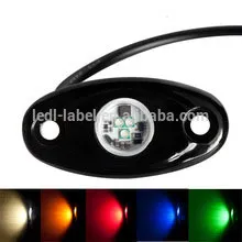 9W CREE LED Rock Red Work Light JEEP ATV 4x4 Off-Road Car Truck Trail Fender Underbody Under Glow Lamp