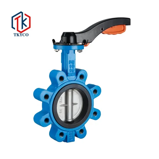 TKYCO China Factory Cast Iron Lug  Wafer Butterfly Valve