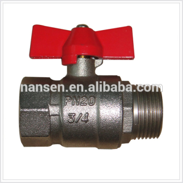 Female Male Ball Valve (Butterfly Handle)