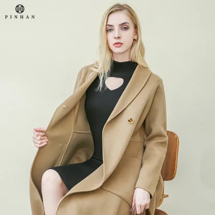 Woman Woolen Coats and Cashmere Ladies Woolen Coat - Long Jacket for Women