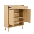 Stylish Shoe Cabinet Storage with Door Design