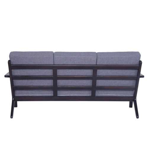 Hans WeGner Plank Sofa ကုလားထိုင် 3 ထိုင်ခုံဗားရှင်း