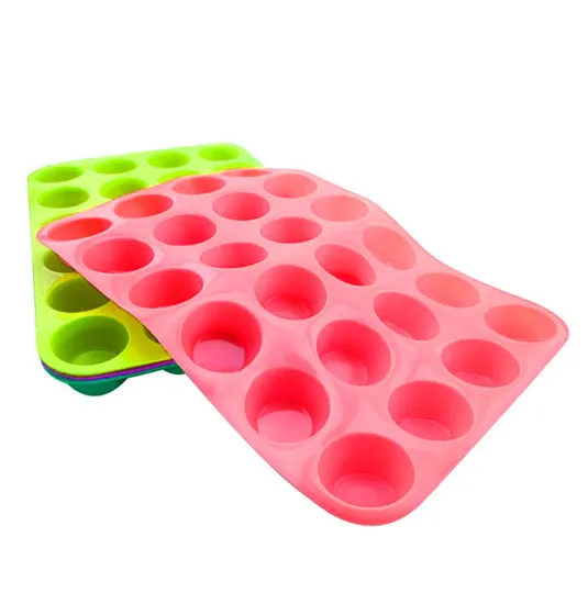 New design flower shape silicone chocolate mold biscuit mold for wholesales