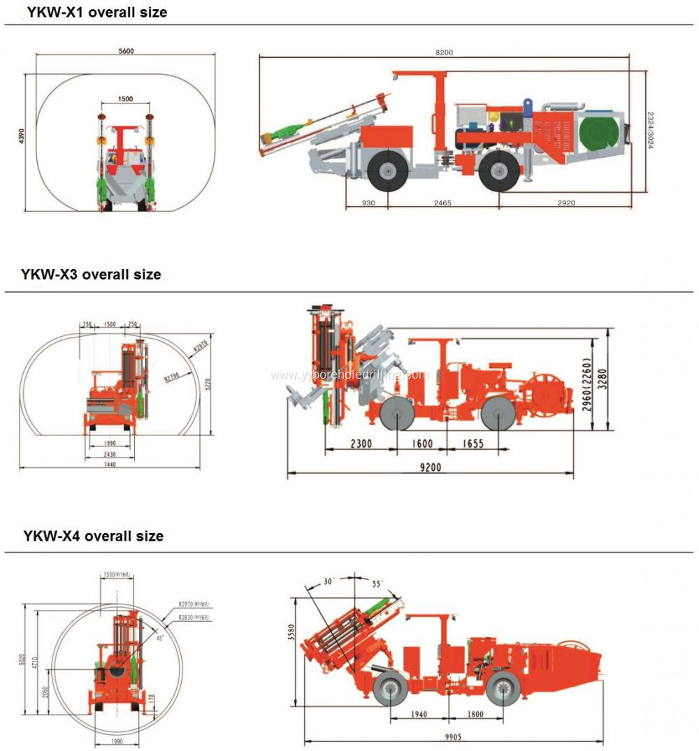 Deutz D914L04 Engine Mine tunnel drilling machine