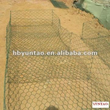 HOT! Factory price galvanized welded and PVC coated gabion box
