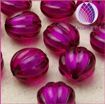 miracle purple 12mm Bulk chunky acrylic faceted pumpkin ball beads